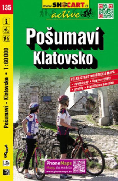 Poumav Klatovsko 1:60 000 - cyklomapa Shocart slo 135 - ShoCart