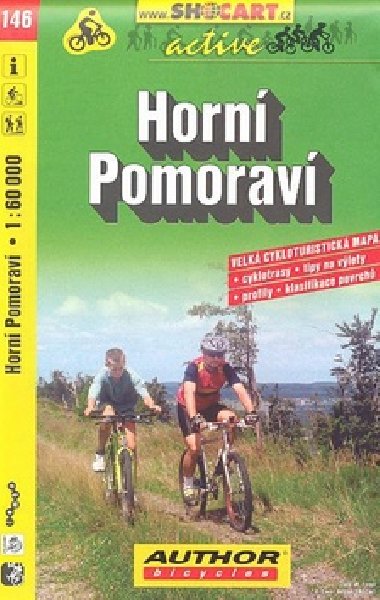 Horn Pomorav 1:60 000 - cyklomapa Shocart slo 146 - ShoCart