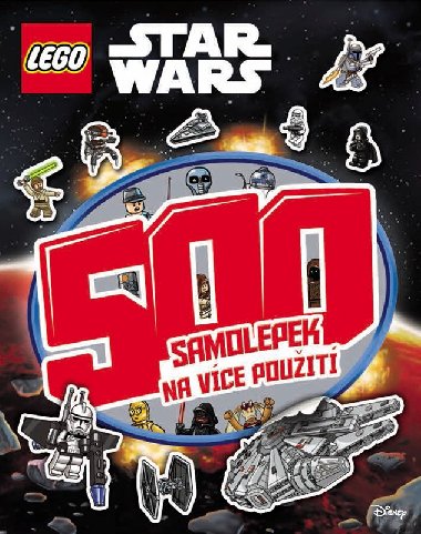 LEGO Star Wars 500 samolepek na vce pouit - Lego
