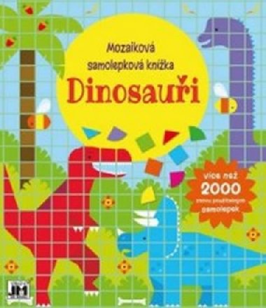 Mozaikov samolepkov knka Dinosaui - 