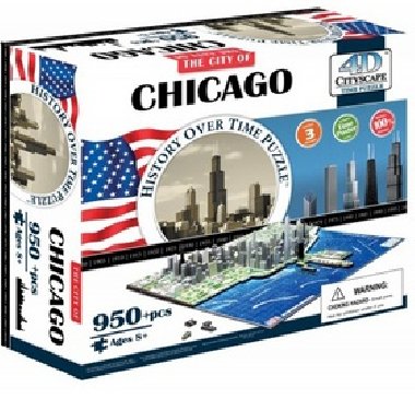 4D City Puzzle Chicago - 
