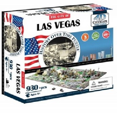 4D City Puzzle Las Vegas - 