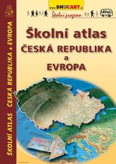 Školní atlas Česká republika a Evropa - ShoCart