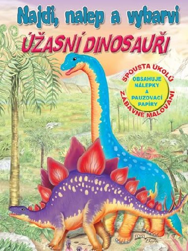 Najdi, nalep - ھasn dinosaui - Foni Book
