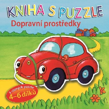 Kniha s puzzle Dopravn prostedky - 
