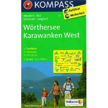 Wrtersee,Karawanken West 61 / 1:50T NKOM - neuveden