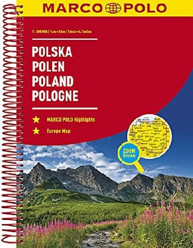 Polsko - autoatlas 1:300 000 (Marco Polo) - Marco Polo