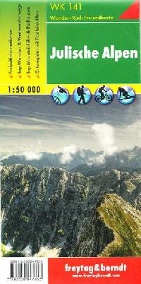 Julsk Alpy - Julische Alpen - turistick mapa 1:50 000 Freytag a Berndt WK141 - Freytag a Berndt