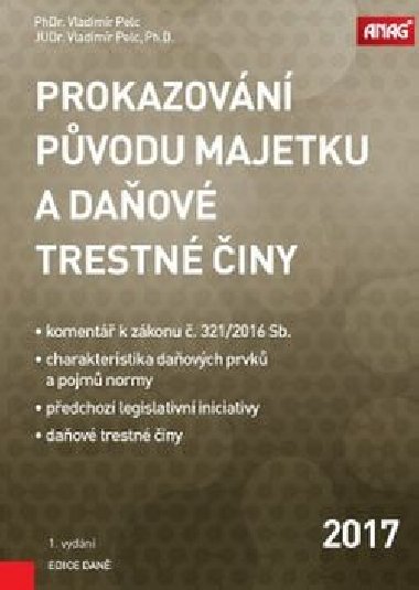 Prokazovn pvodu majetku a daov trestn iny - Vladimr Pelc
