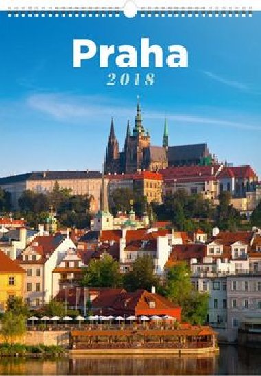 Praha - Kalend nstnn 2018 - 33 x 46 cm - Presco Group
