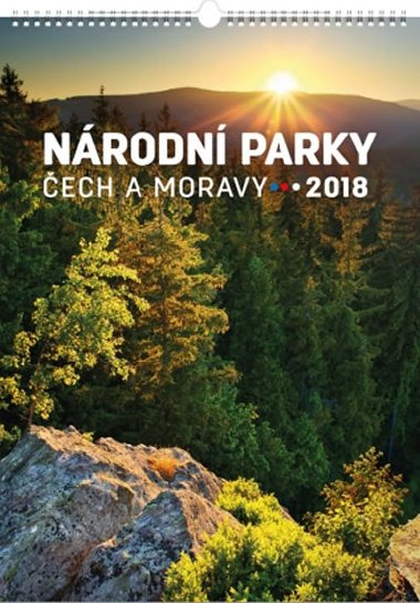 Nrodn parky ech a Moravy - nstnn kalend 2018 - Presco Group