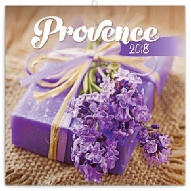 Provence - Kalend poznmkov 2018 - voav 30 x 30 cm - Presco