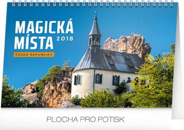 Magick msta esk republiky - 23,1 x 14,5 cm - Kalend stoln 2018 - Presco Group