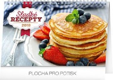 Sladk recepty Kalend stoln 2018 - 23,1 x 14,5 cm - Presco Group