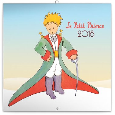 Mal princ (Le Petit Prince) - Kalend poznmkov 2018 30 x 30 cm - Presco Group