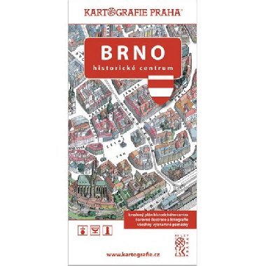 Brno - Historick centrum/Kreslen pln msta - neuveden