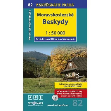 82 - Moravskoslezsk Beskydy/1:50 tis. (turistick mapa) - neuveden