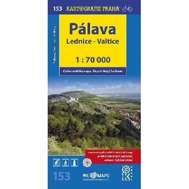 153 - Plava, Lednice-Valtice/1:70 tis. (Cykloturistick mapa) - neuveden