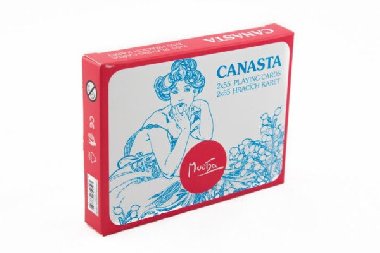 Karty Kanasta - Alfons Mucha Fresh Collection - Alfons Mucha