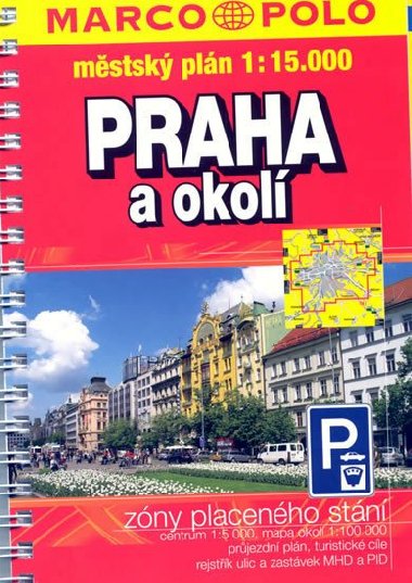 PRAHA + OKOL  1:15.000 MSTSK PLN - 