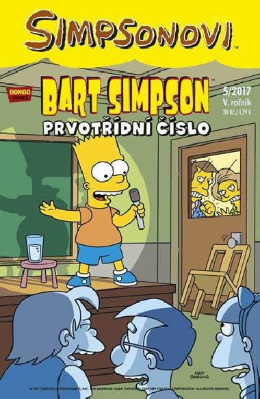Simpsonovi - Bart Simpson 5/2017 - Prvotdn slo - Groening Matt