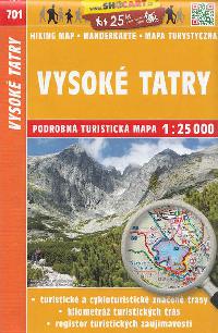 Vysok Tatry - mapa Shocart 1:25 000 slo 701 - Shocart