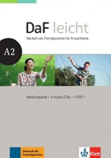 DaF leicht A2 - Medienpaket (2CD + DVD) - neuveden