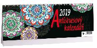 Antistresov kalend s omalovnkami - stoln kalend 2019 - Aria