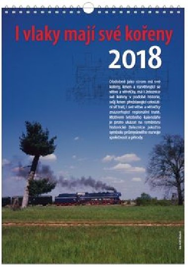 I vlaky maj sv koeny - nstnn kalend 2018 - Petr Smejkal