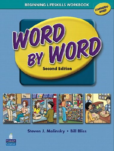 Word by Word Picture Dictionary with WordSongs Music CD Beginning Lifeskills Workbook - Bliss Bill