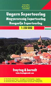 Maarsko - Ungarn Autoatlas Supertouring 1:250 000 - Freytag a Berndt
