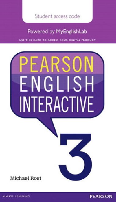 Pearson English Interactive 3 (Access Code Card) - Rost Michael