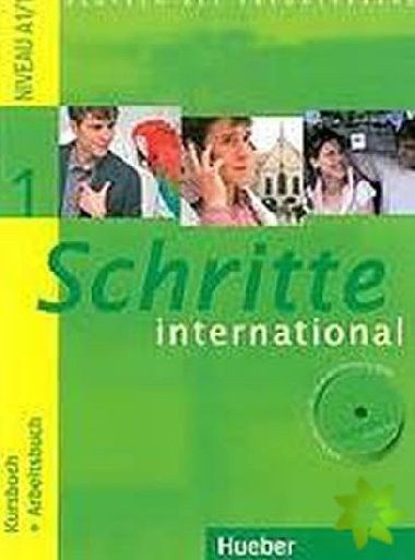 Schritte International 1 Niveau A1/1 Kursbuch + Arbeitsbuch + CD (Paket Tschechien) - Hueber