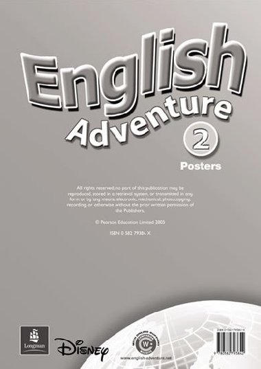 English Adventure Level 2 Posters - Worrall Anne