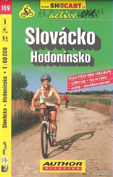 Slovácko Hodonínsko 1:60 000 - cyklomapa Shocart číslo 169 - ShoCart