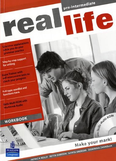 Real Life Global Pre-Intermediate Workbook & Multi-ROM Pack - Reilly Patricia