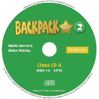 Backpack Gold 2 Class Audio CD New Edition - Herrera Mario