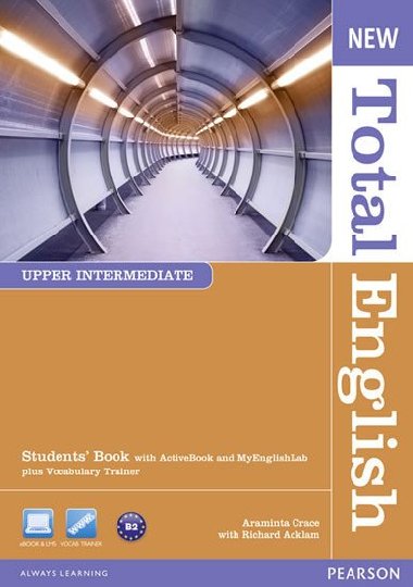 New Total English Upper Intermediate Students Book with Active Book and MyLab Pack - Crace Araminta
