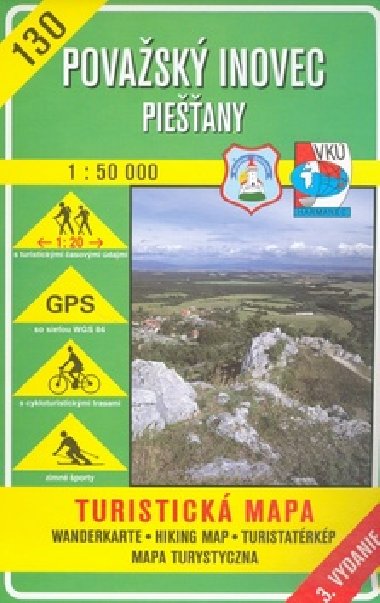 Povask Inovec Pieany - mapa VK 1:50 000 slo 130 - Vojensk kartografick stav