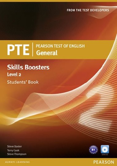 Pearson Test of English General Skills Booster 2 Students Book and CD Pack - Cook Terry
