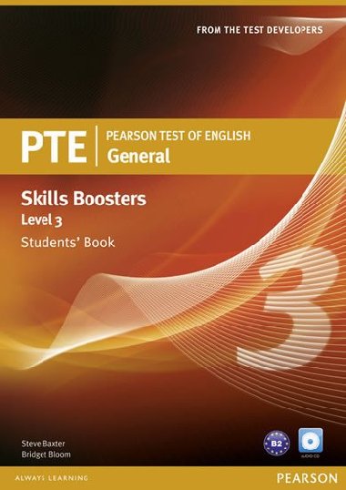 Pearson Test of English General Skills Booster 3 Students Book and CD Pack - Baxter Steve