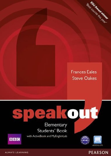 Speakout Elementary Students´ Book with DVD/Active Book and MyLab Pack - Eales Frances