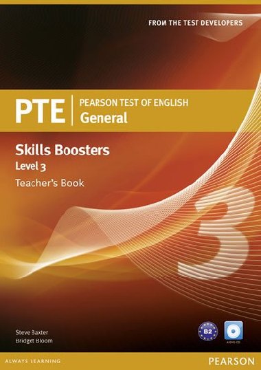 Pearson Test of English General Skills Booster 3 Teachers Book and CD Pack - Baxter Steve