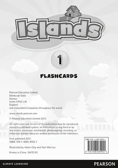 Islands Level 1 Flashcards for Pack - neuveden