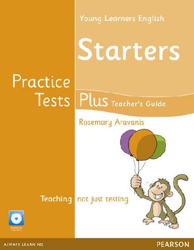 Young Learners English Starters Practice Tests Plus Teachers Book with Multi-ROM Pack - Aravanis Rosemary