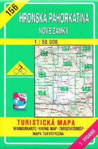 Hronsk pahorkatina Nov Zmky - mapa VK 1:50 000 slo 156 - Vojensk kartografick stav