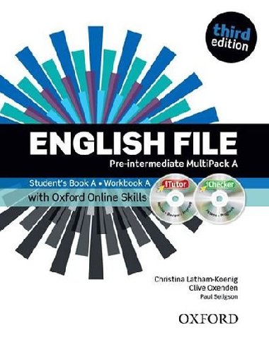 English File Third Edition Pre-intermediate Multipack A with Oxford Online Skill - Latham-Koenig, Ch.; Oxenden, C.; Selingson, P.