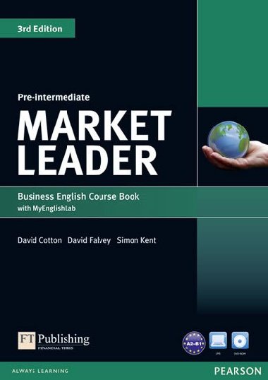 Market Leader 3rd Edition Pre-Intermediate Coursebook with DVD-ROM and MyEnglishLab Student online access code Pack - Cotton David