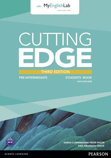 Cutting Edge 3rd Edition Pre-Intermediate Students Book with DVD and MyEnglishLab Pack - Crace Araminta