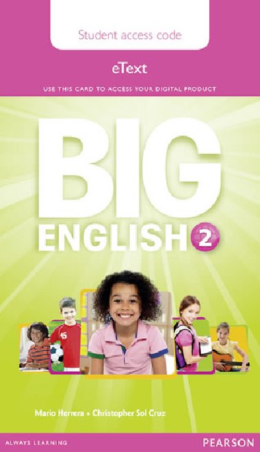 Big English 2 Pupils eText Access Code (standalone) - Herrera Mario